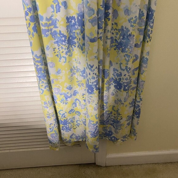 J Jason Wu Regular Halter Maxi Dress Soft Yellow XL Women Spring Summer - Picture 5 of 9